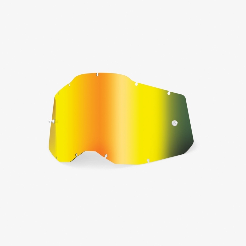 Szybka Do Gogli 100% Racecraft 2/ACCURI 2/STRATA 2 Mirror Gold