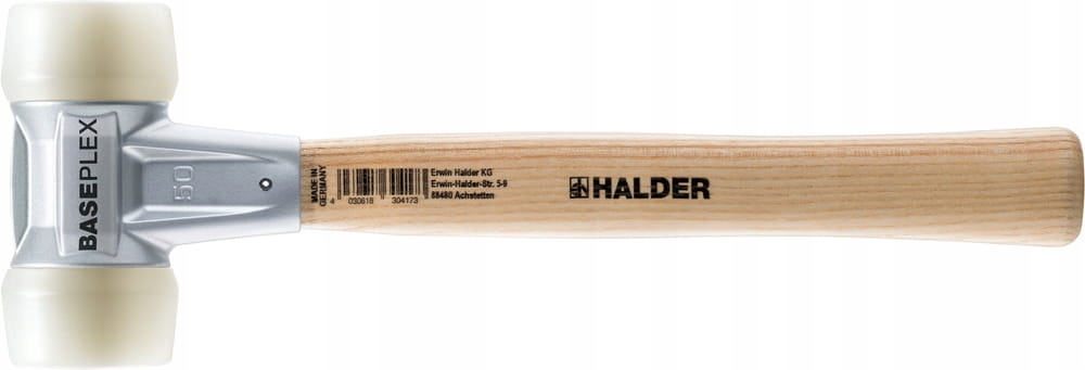 Młotek Baseplex 40 mm z końcówkami z nylonu Halder 3908.040