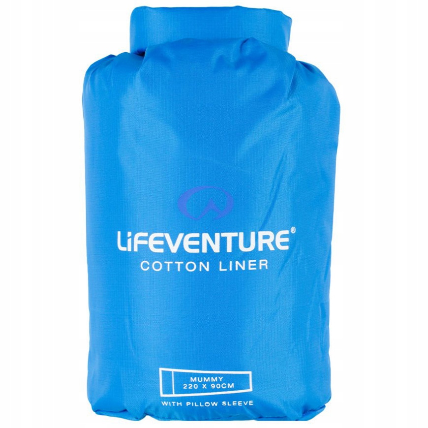 Подкладка для спального мешка Lifeventure Cotton Mummia Blue