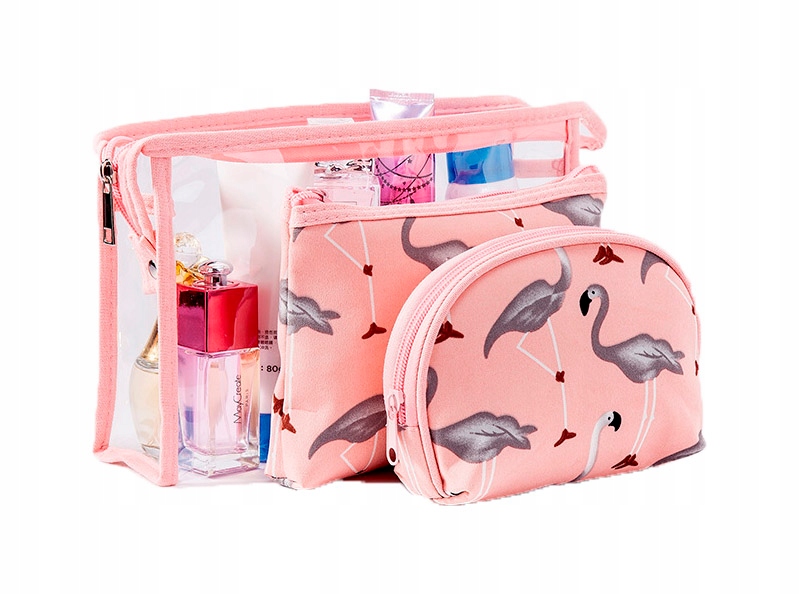 

Kosmetyczki Podróżne Do Torebki Zestaw 3 Sztuk