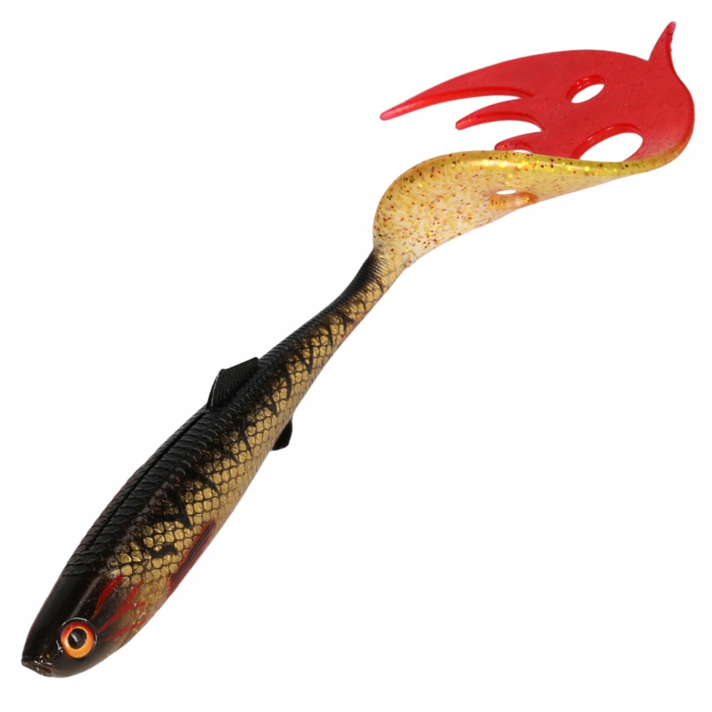 Przynęta Guma Mikado Sicario Pike Tail 14 Spotted Bullhead
