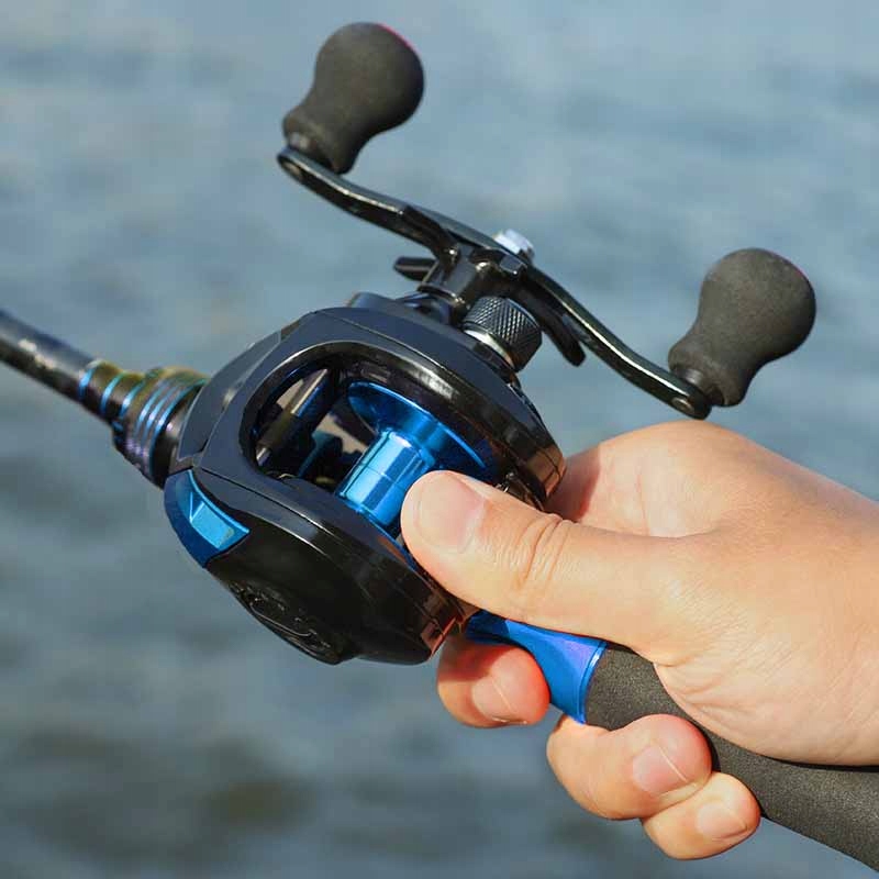 Szybki kołowrotek castingowy 6.3:1(prawa ręka) Przełożenie 1.5:1