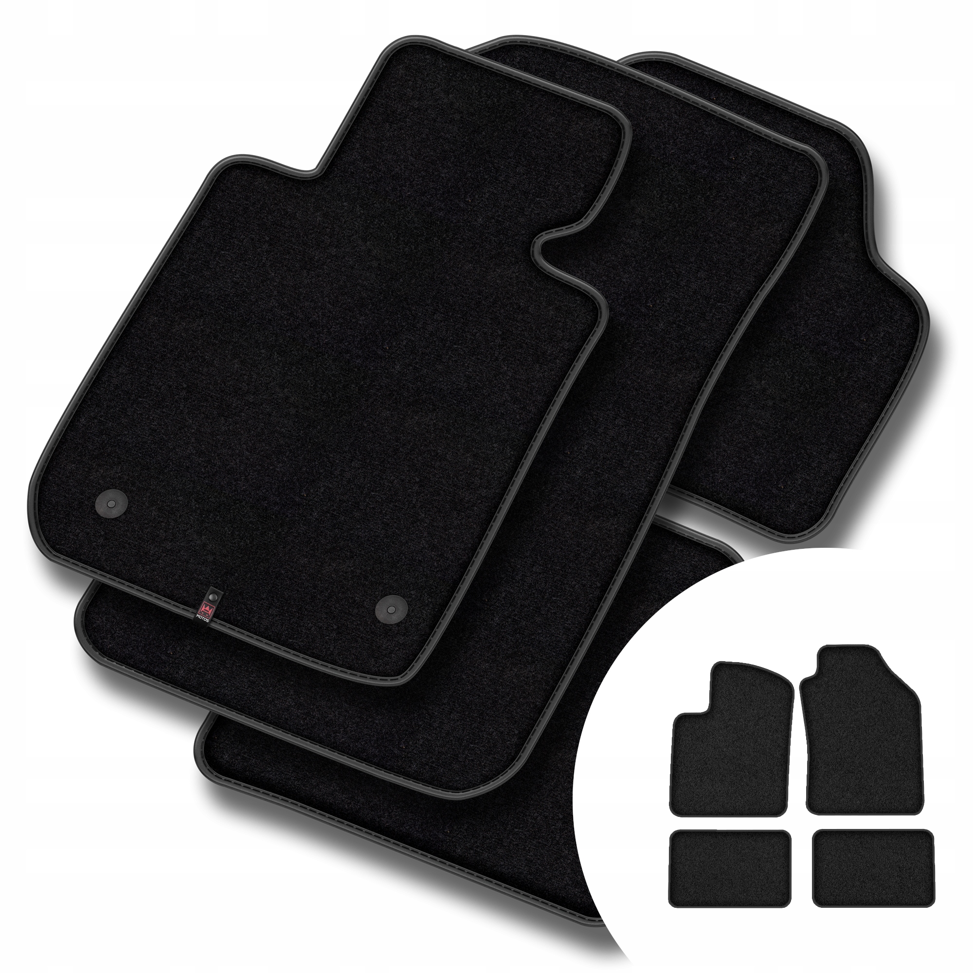 Velurové koberce Premium pro Fiat 500e 2015-2020