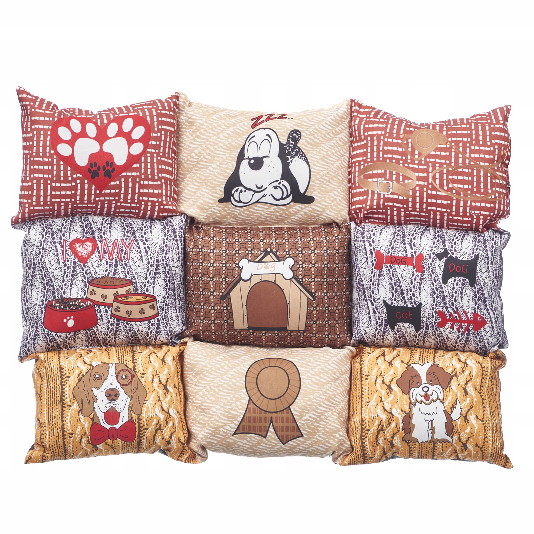 Levně Pelíšek Psí Polyester Protiskluzový 58 X 80 CM Vícebarevný