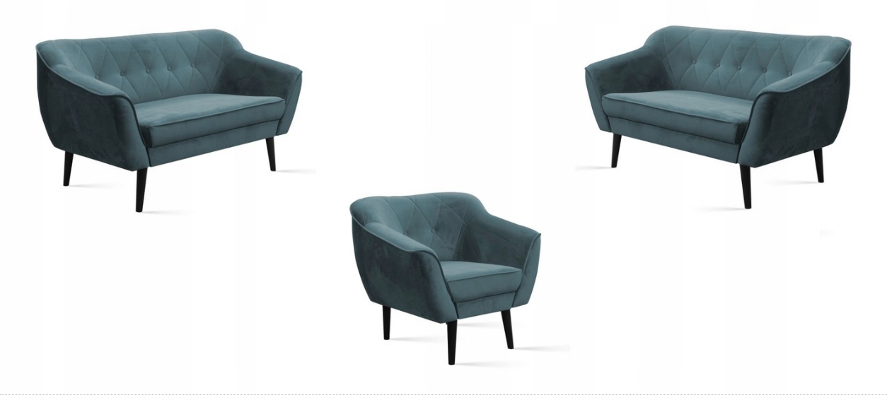 ZESTAW SKANDYNAWSKI 2+2+1 KOLOR