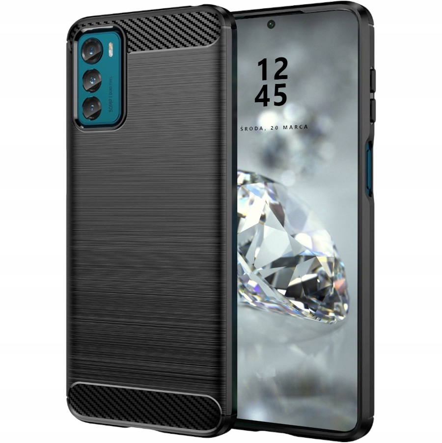 

Etui Do Motorola G42 Pancerne Karbon Case