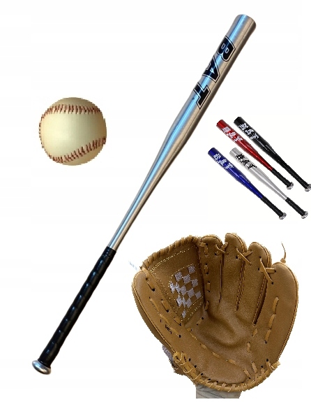 Zestaw do gry w Baseballa kij Aluminiowy 25 cali rękawica piłka