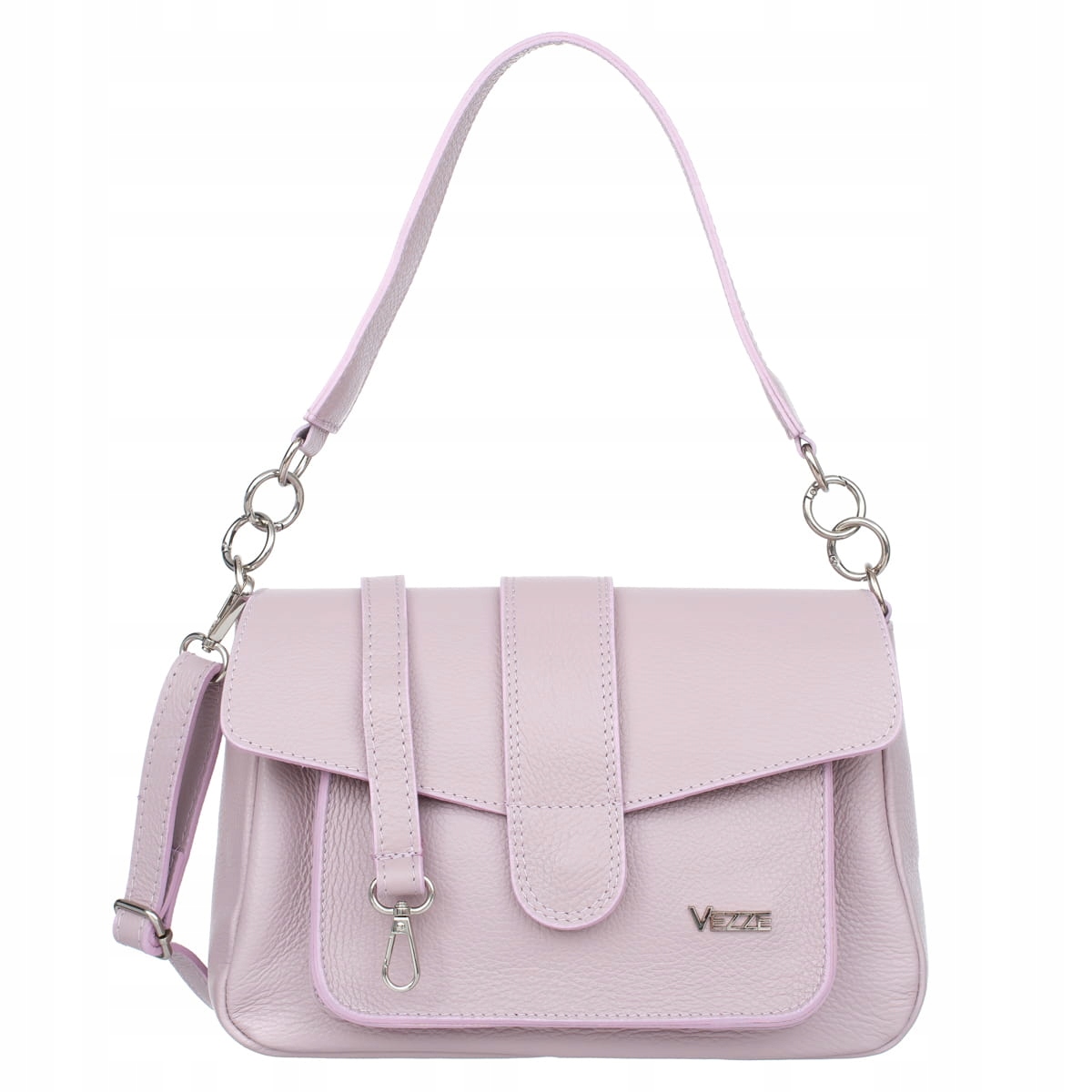 Kožená kabelka Vezze Volta Wrzosowa