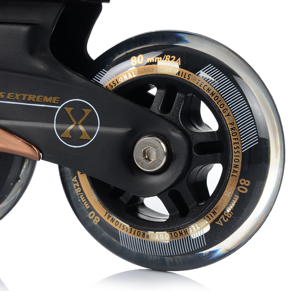 ROLKI MĘSKIE NILS KAUCZUKOWE ABEC-9 ŁYŻWOROLKI Rozmiar 43