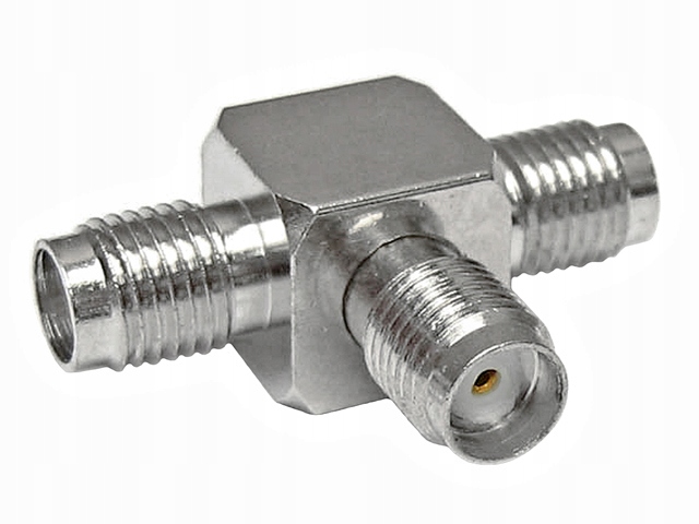 Trójnik RF SMA/gn-2xSMA/gn HQ 50Ohm