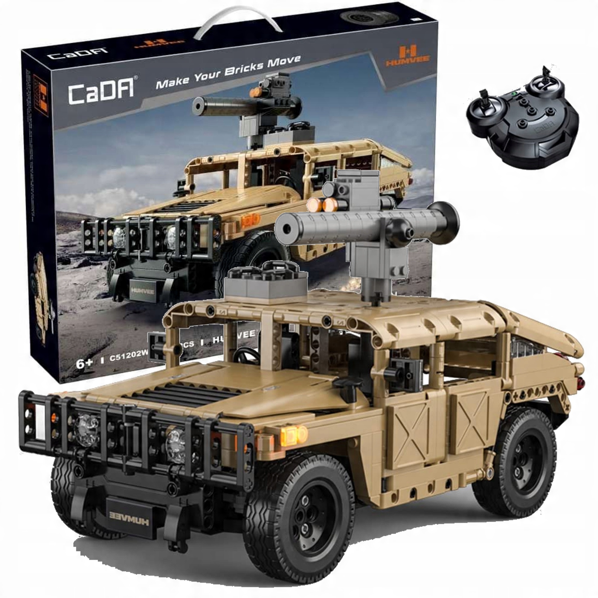 

Cada Humvee Pojazd Wojskowy Zdalnie Sterowany Rc