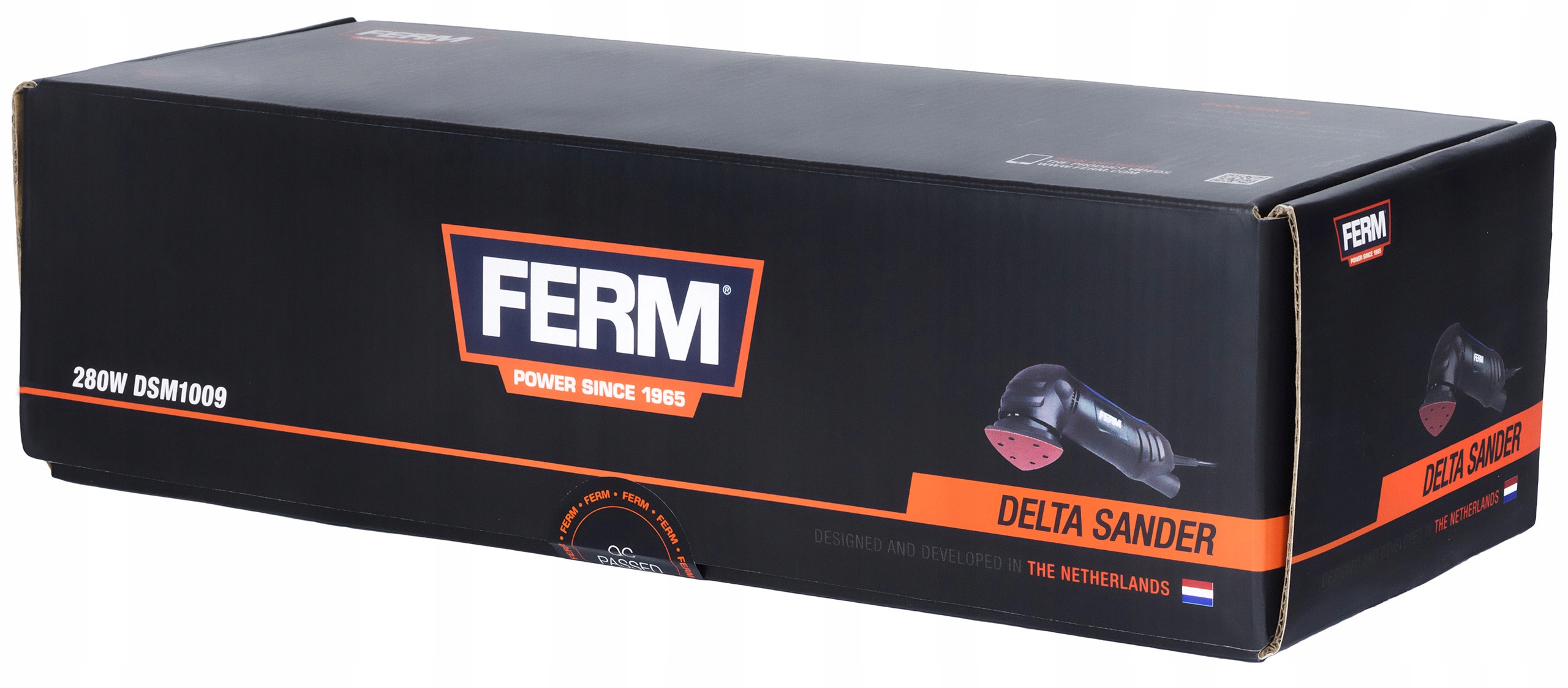 SZLIFIERKA OSCYLACYJNA Delta 280W akcesoria - FERM Zawiera baterie nie