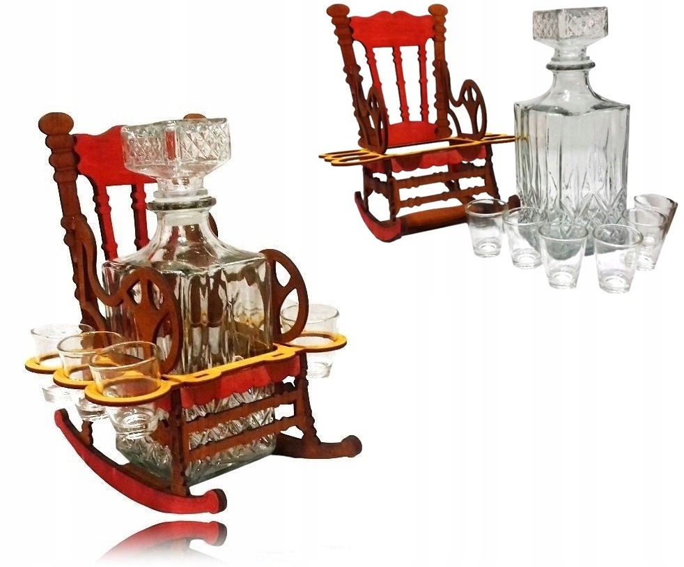 

Kieliszki Stojak karafka Urodziny Rocznicę