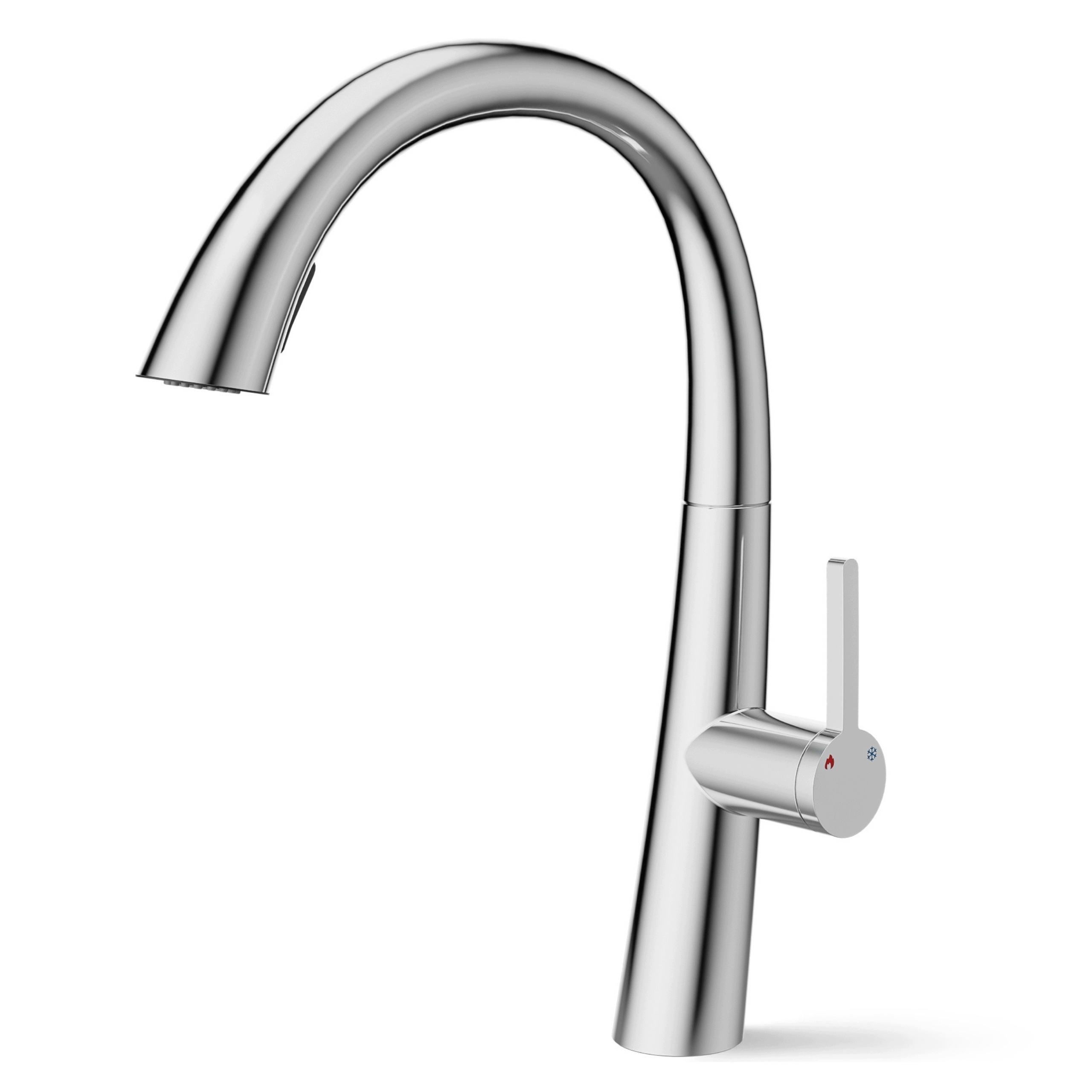 Kuchynská Batéria Chrómovaná S Výsuvným Výtokom, Výška 425 MM