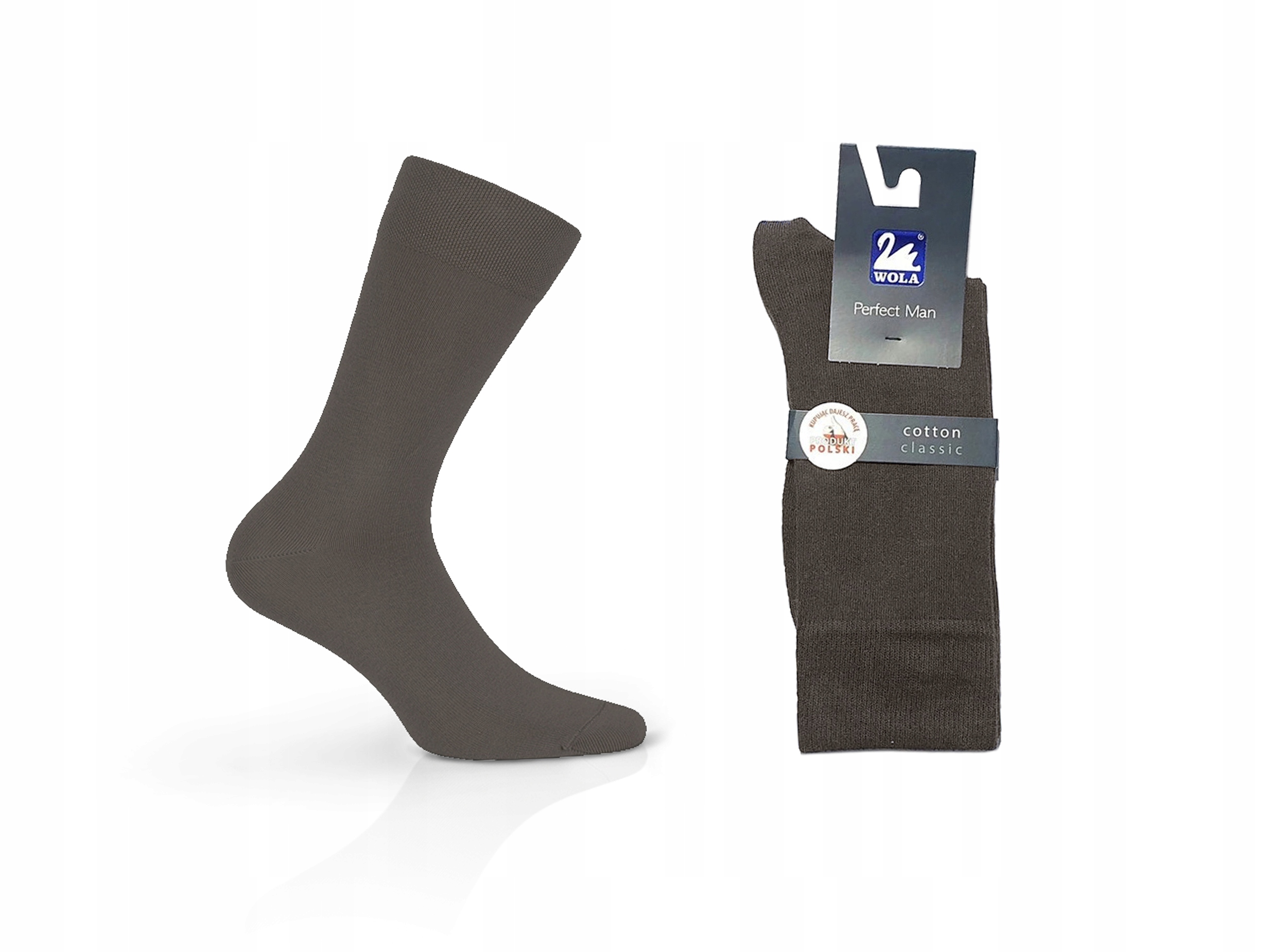 

Skarpety Wola Perfect Man bawełna titan G60, 45/47