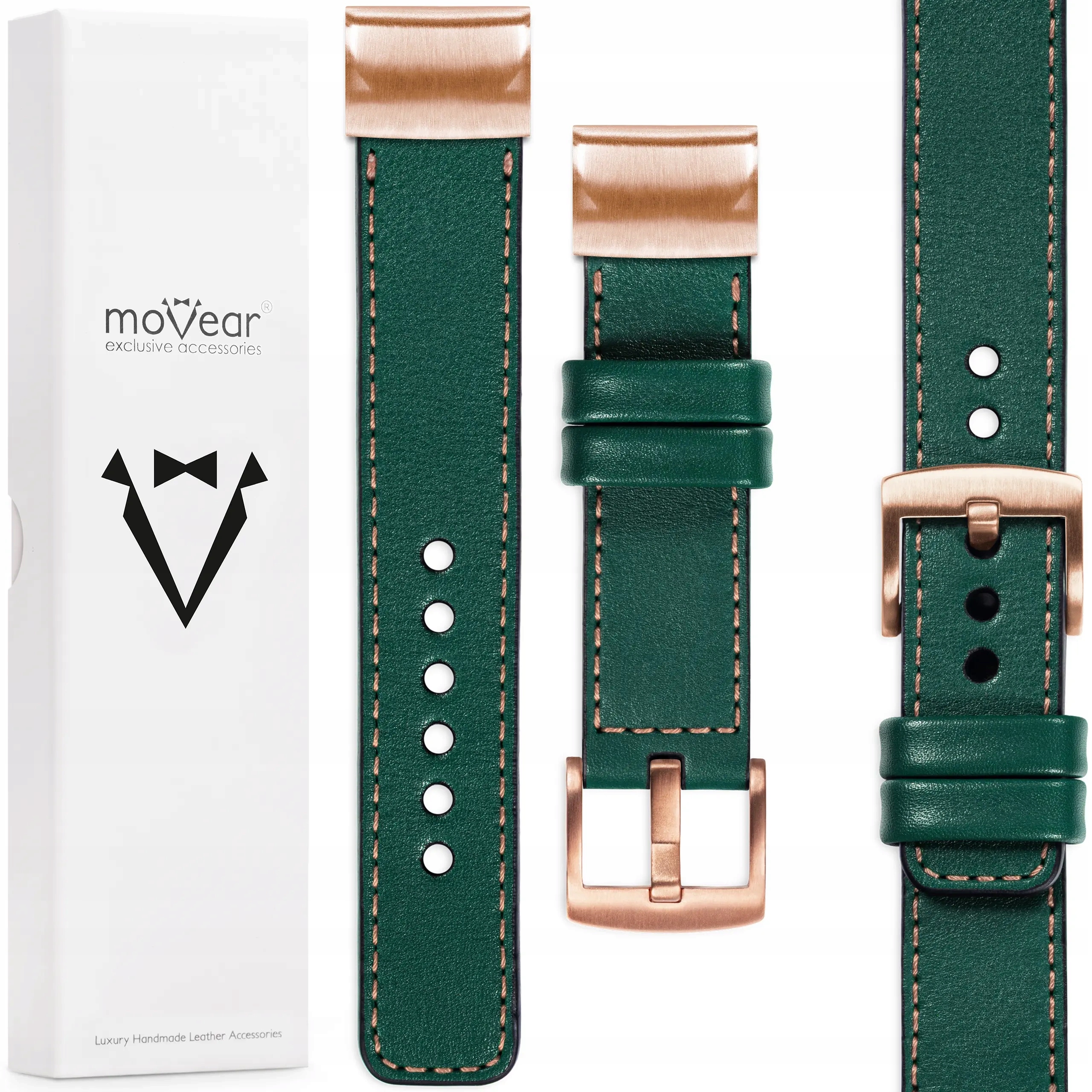 Exkluzivní řemínek pro Garmin QuickFit 20 Fenix 8s 7s 6s 5s prémiový kožený