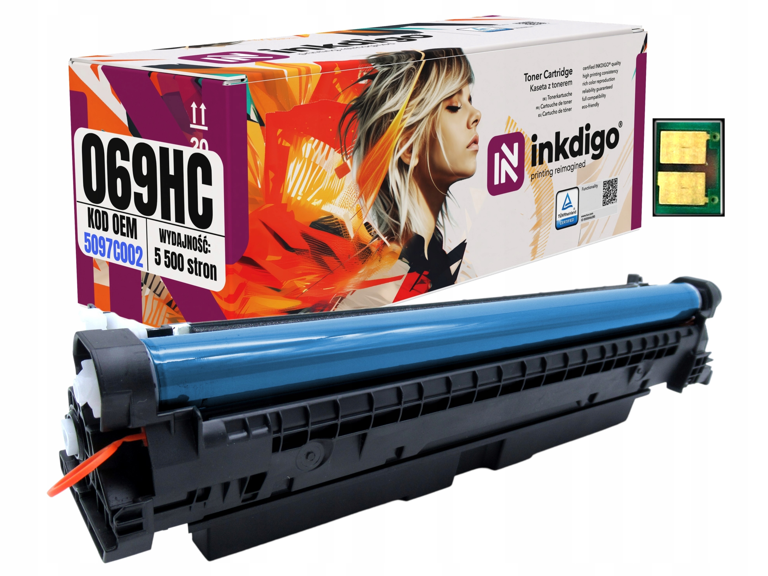 Náhrada 069HC pre Canon i-SENSYS LBP673 MF752 Cdw Toner A Sensys mf754cdw