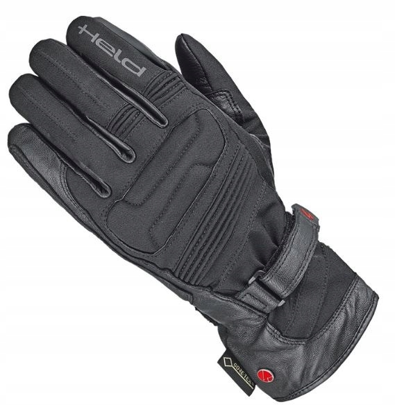 Moto Rukavice Koženo-textilné Held Satu II Gore-tex Black 11