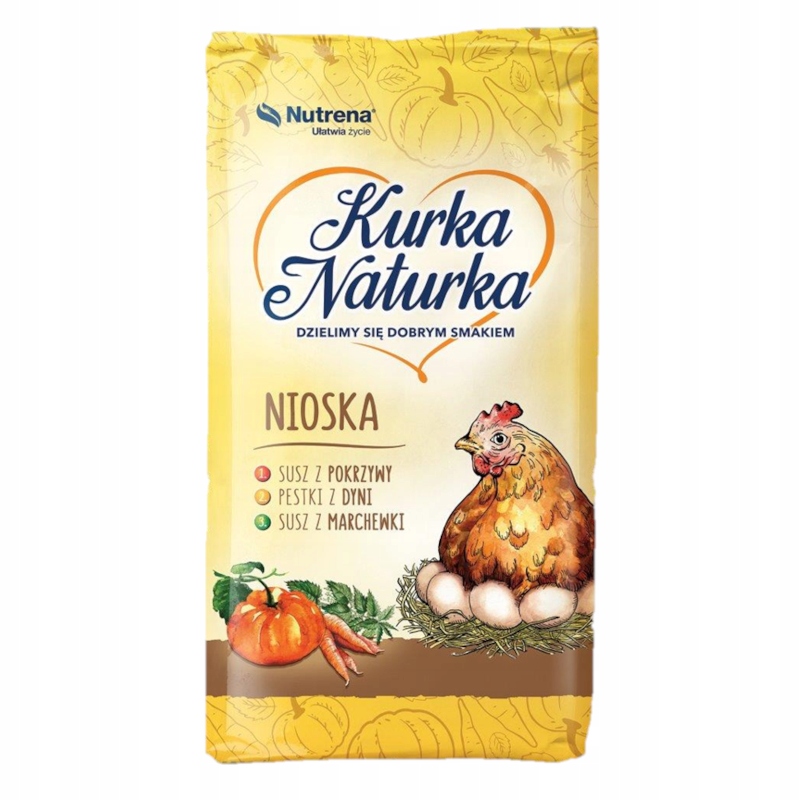 KURKA NATURKA Nioska Granulat pasza dla drobiu 25kg