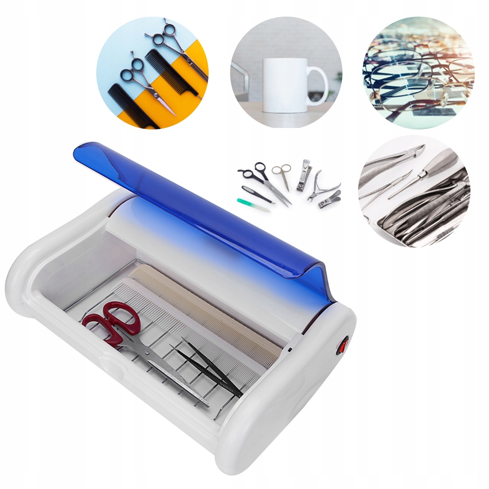 Ультрафиолетовый стерилизатор для оттенков голубого цвета инструментов красоты доминируя