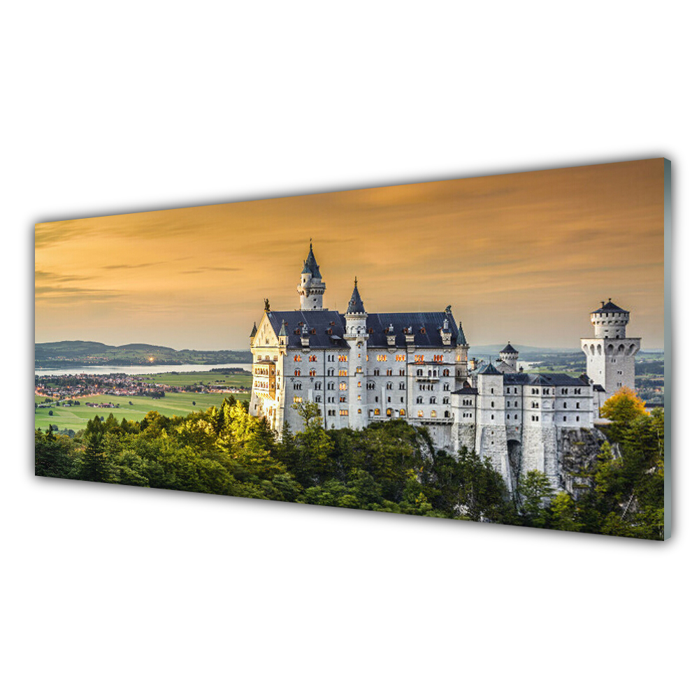 

Fotoobraz z grafiką 125x50 cm Pałac Góry Krajobraz
