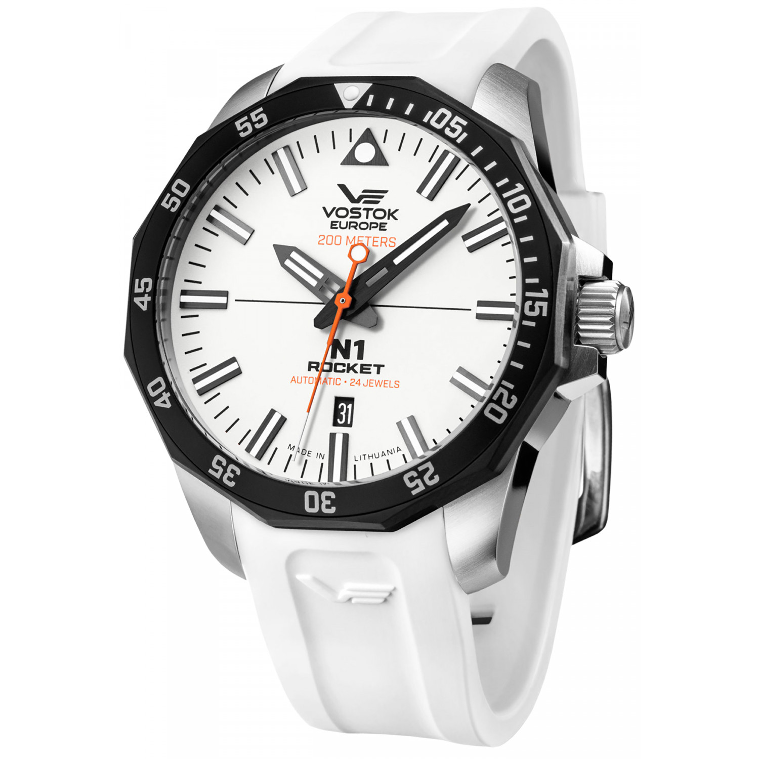 Pánské Hodinky Vostok Europe NH35A-225E711SW bílé
