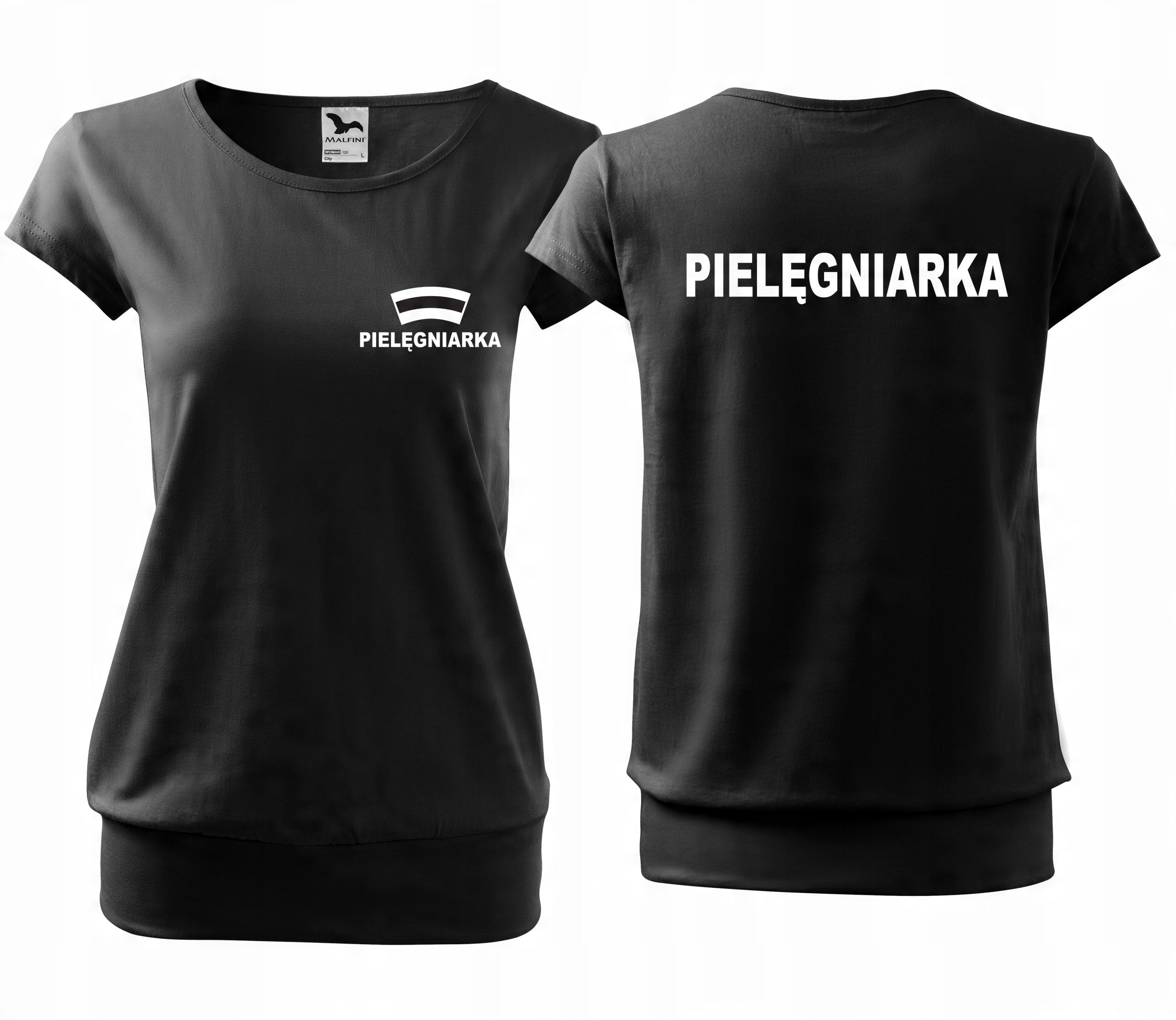 

koszulka Pielęgniarka damska nadrukiem czepek XL