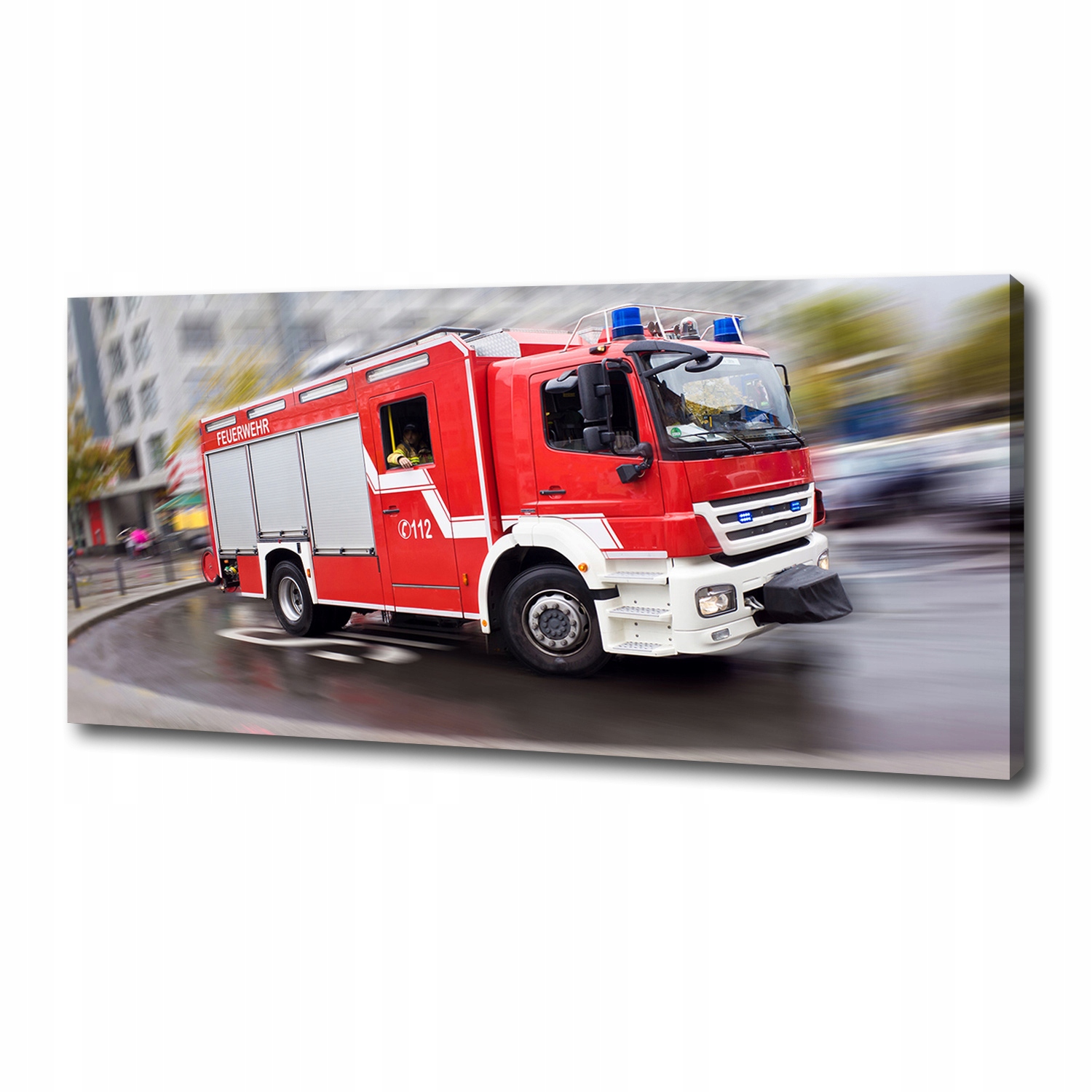 

Foto obraz na płótnie Wóz strażacki 125x50 cm