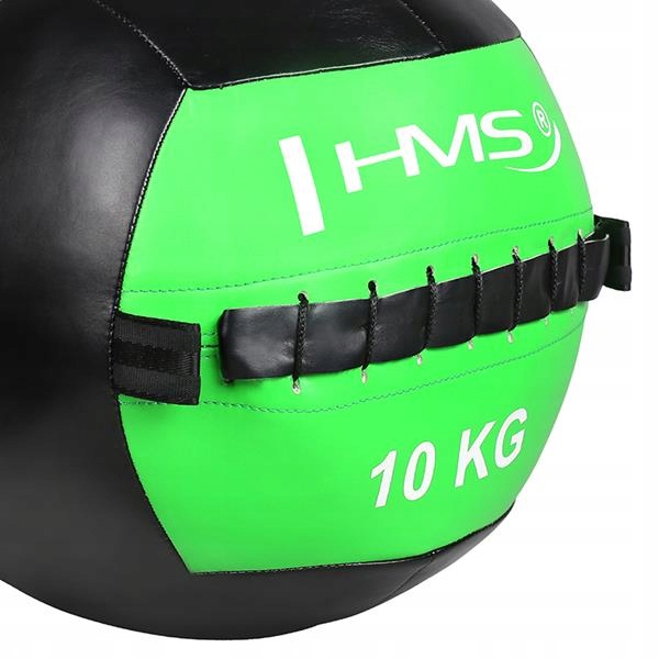Wall Ball 10 Kg Lékařský míč Hms pro cvičení Crossfit kůže Fitness