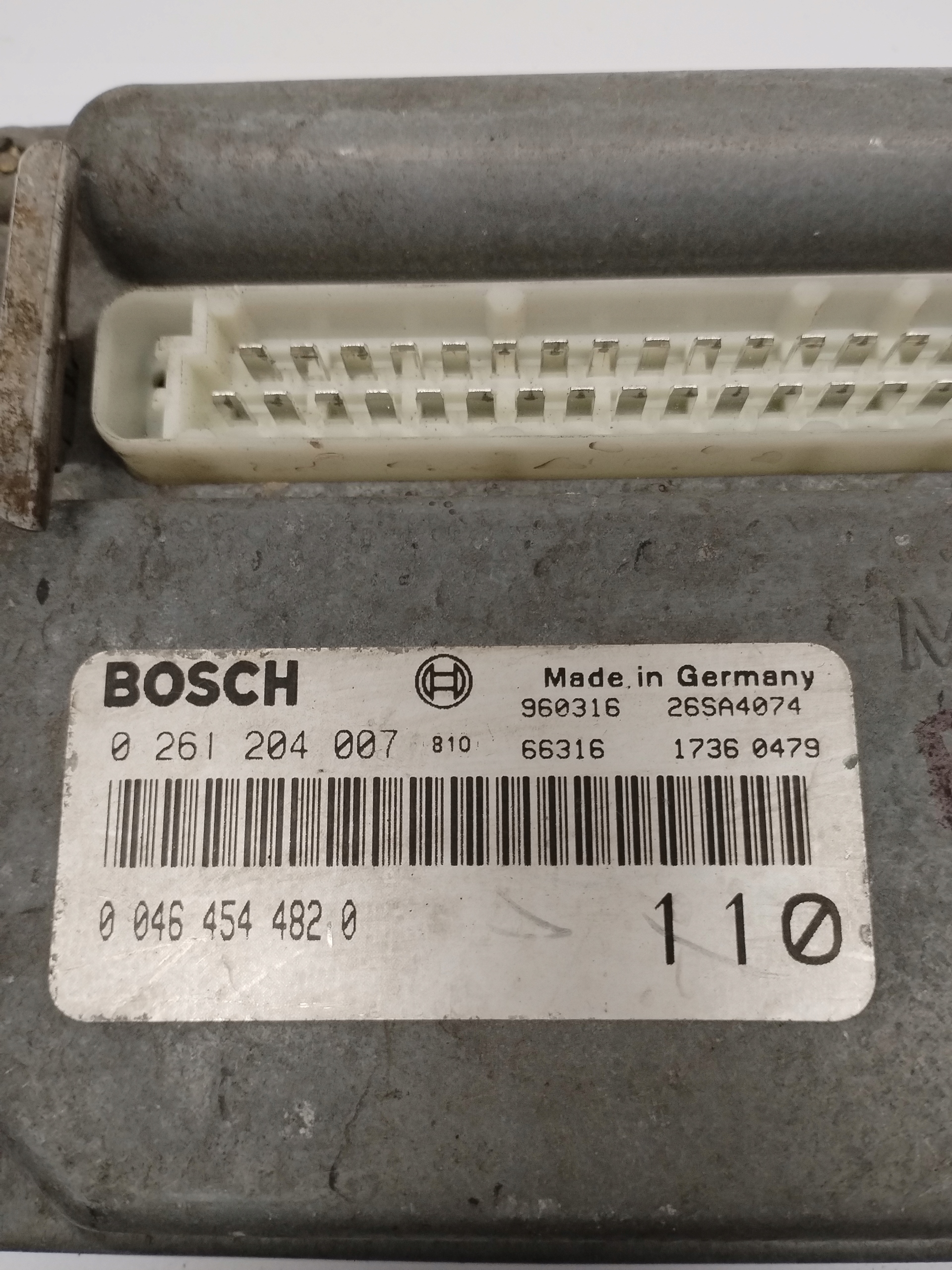 computer control unit of the engine Fiat Bravo 0261204007