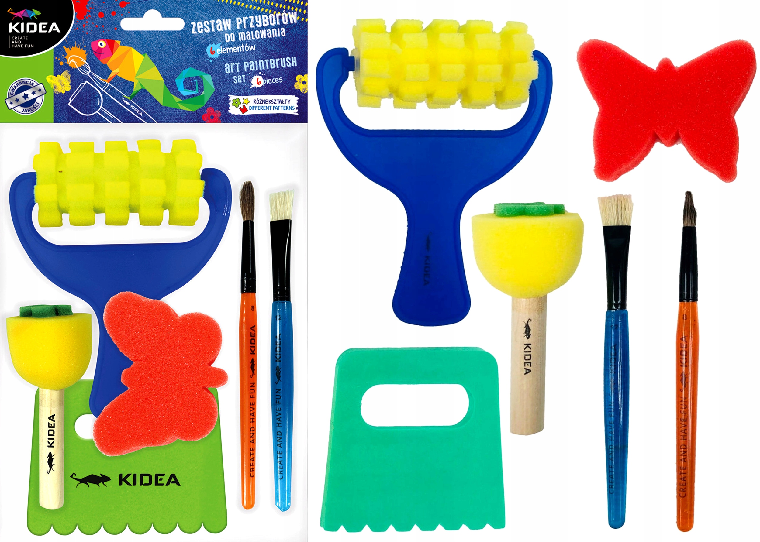 ZESTAW PRZYBORÓW DO MALOWANIA KIDEA-2998