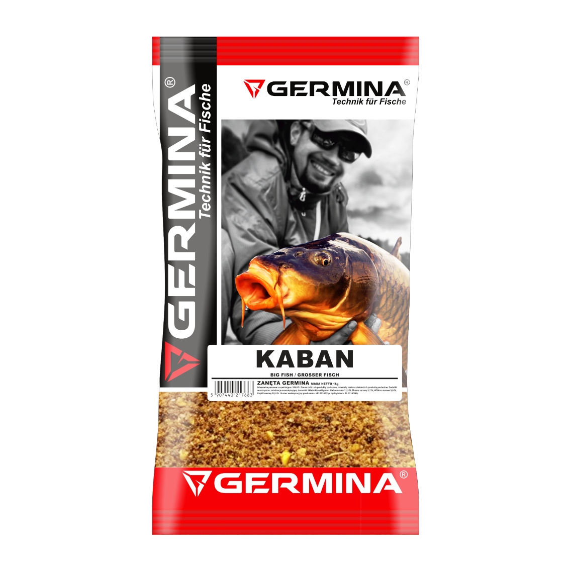 Zanęta Germina metoda spławikowa i gruntowa 1kg Groundbaits Basic Kaban