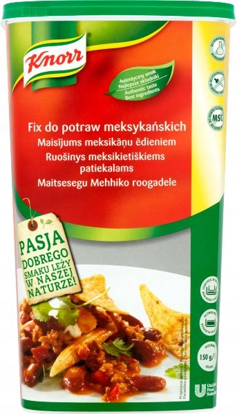 Levně Fix na mexické pokrmy 1,2 kg Knorr
