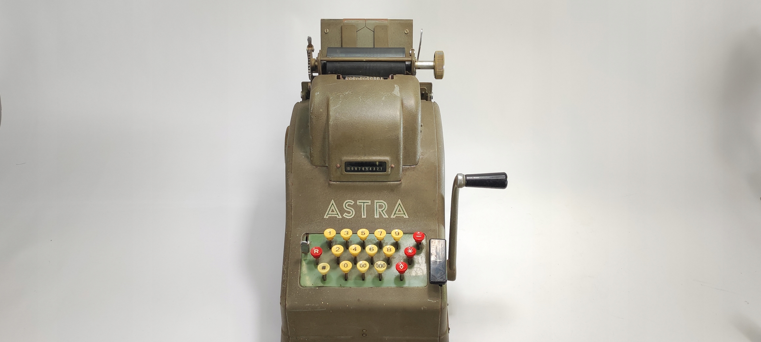 Mechaniczny sumator maszyna licząca Astra model 110