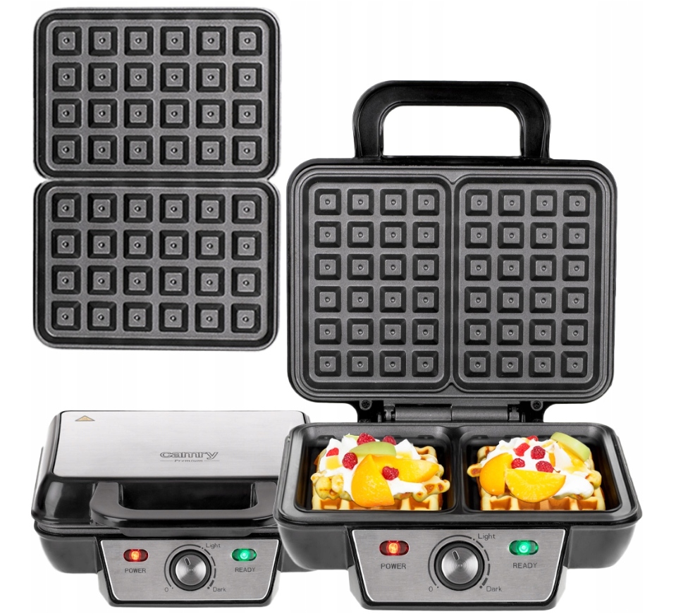 Vaflovač Na Vafle Sendvičovač Velký Výkonný 1600 W Regulace Teploty °C