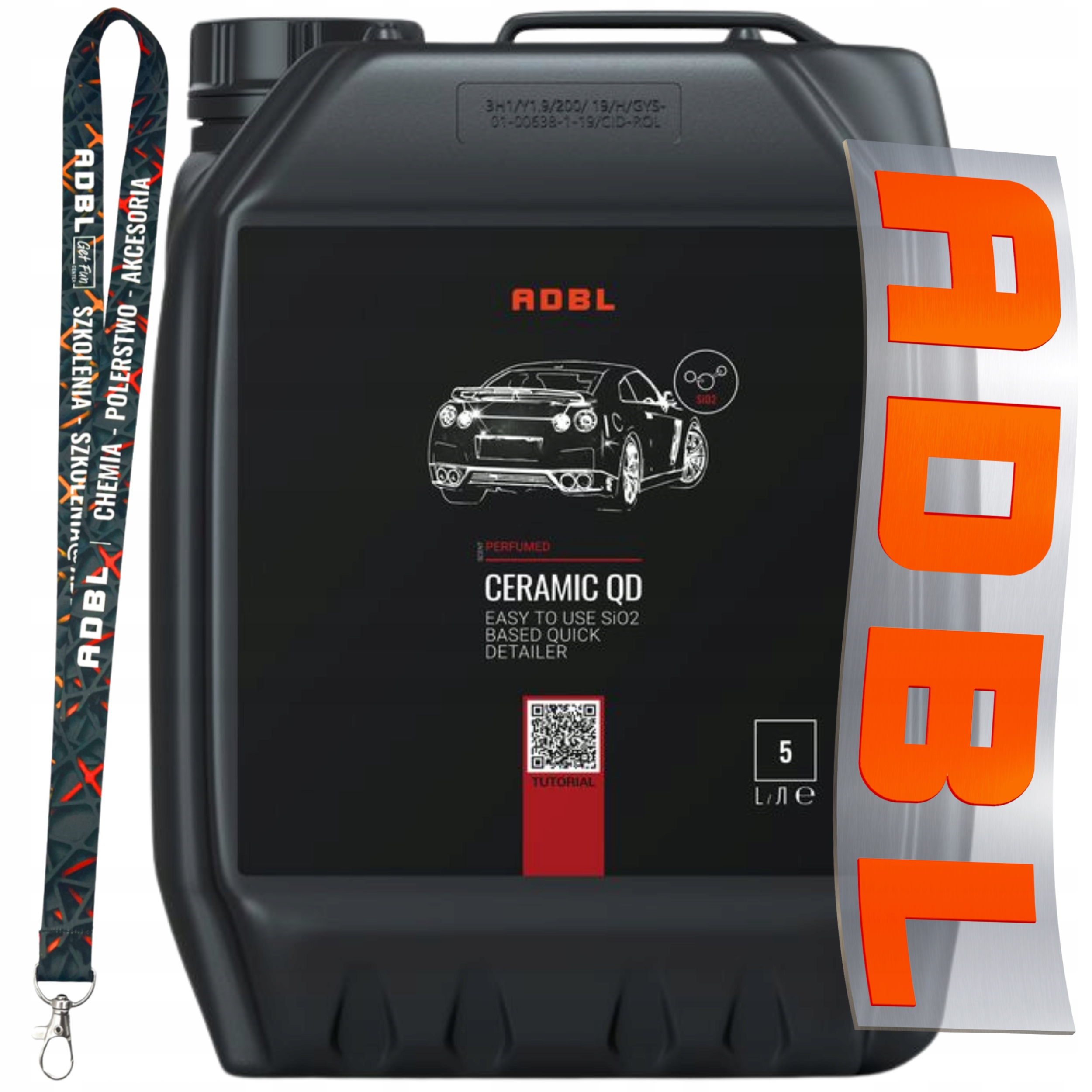 Adbl Ceramic Qd Quick Detailer s prídavkom kremenného laku na auto 5L