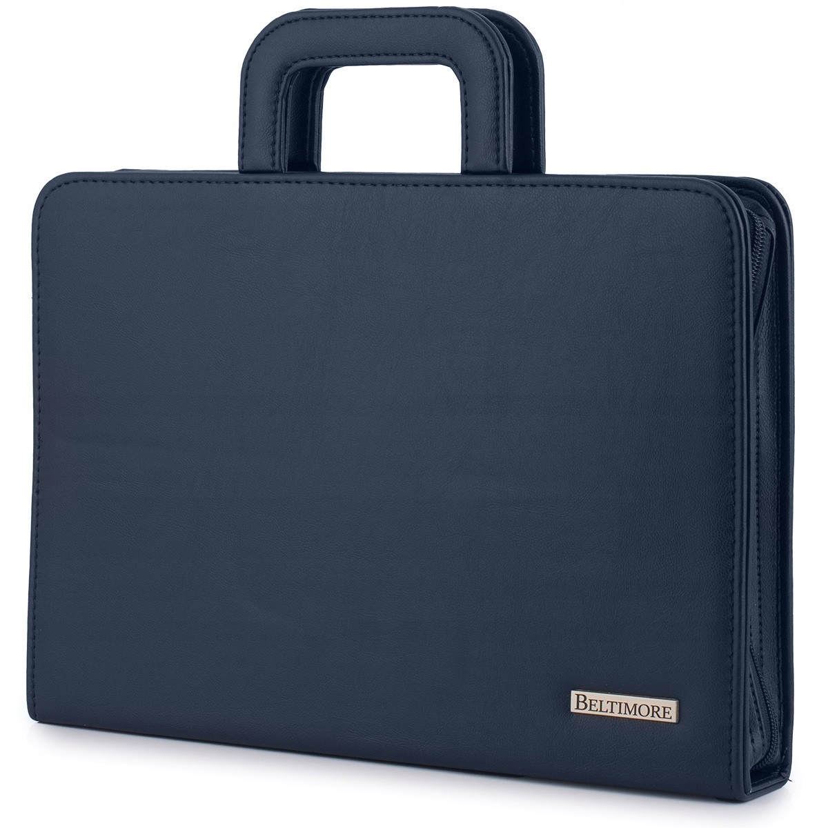 Biwuar neseser aktovka organizér pro obchodníka stylová tmavě modrá Bel
