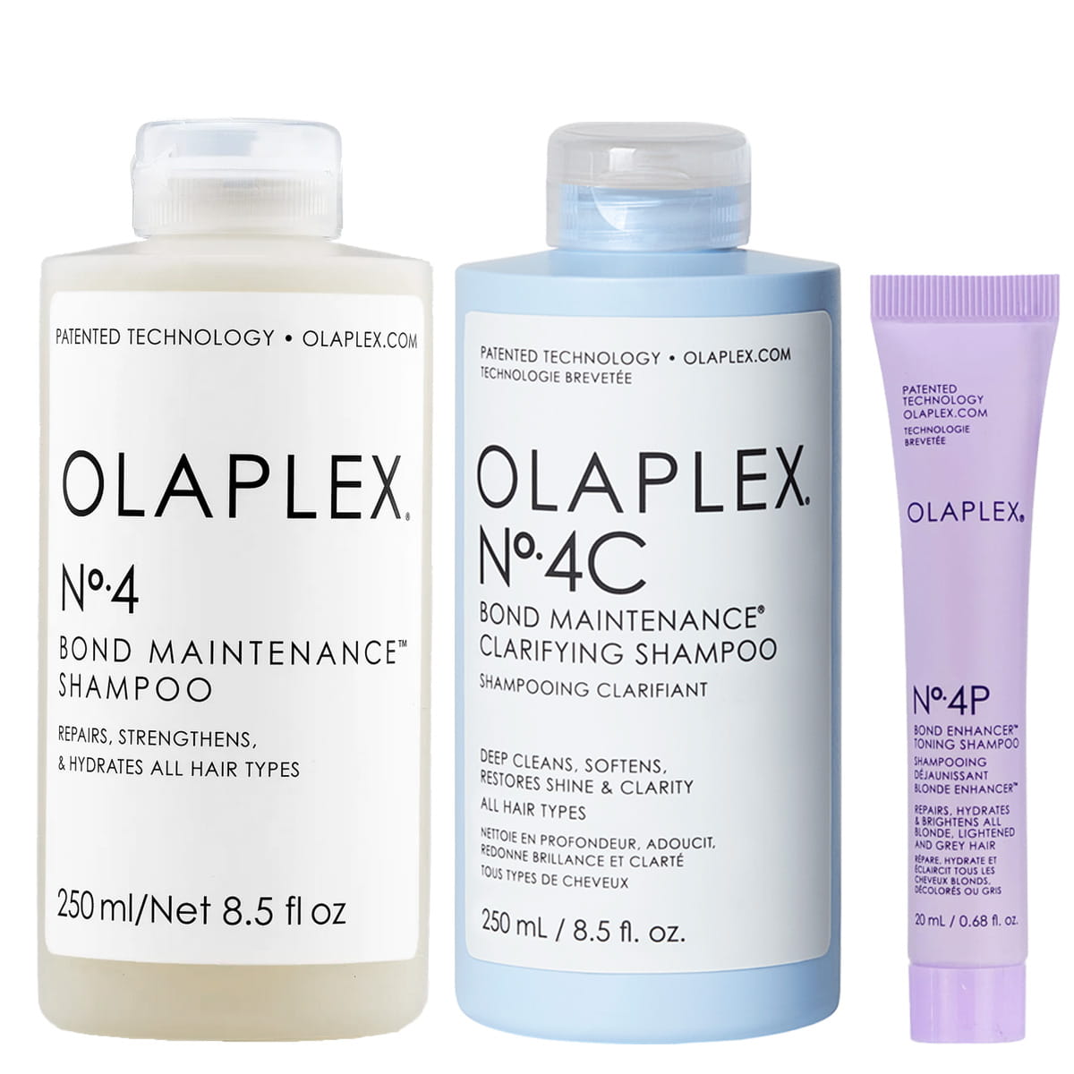 Olaplex Sada pro péči o pokožku hlavy č.4 250 ml č.4C 250 ml č.4P 20 ml