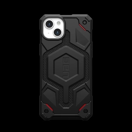 Pouzdro Uag Monarch Pro s MagSafe pro iPhone 15 Plus černý kevlar