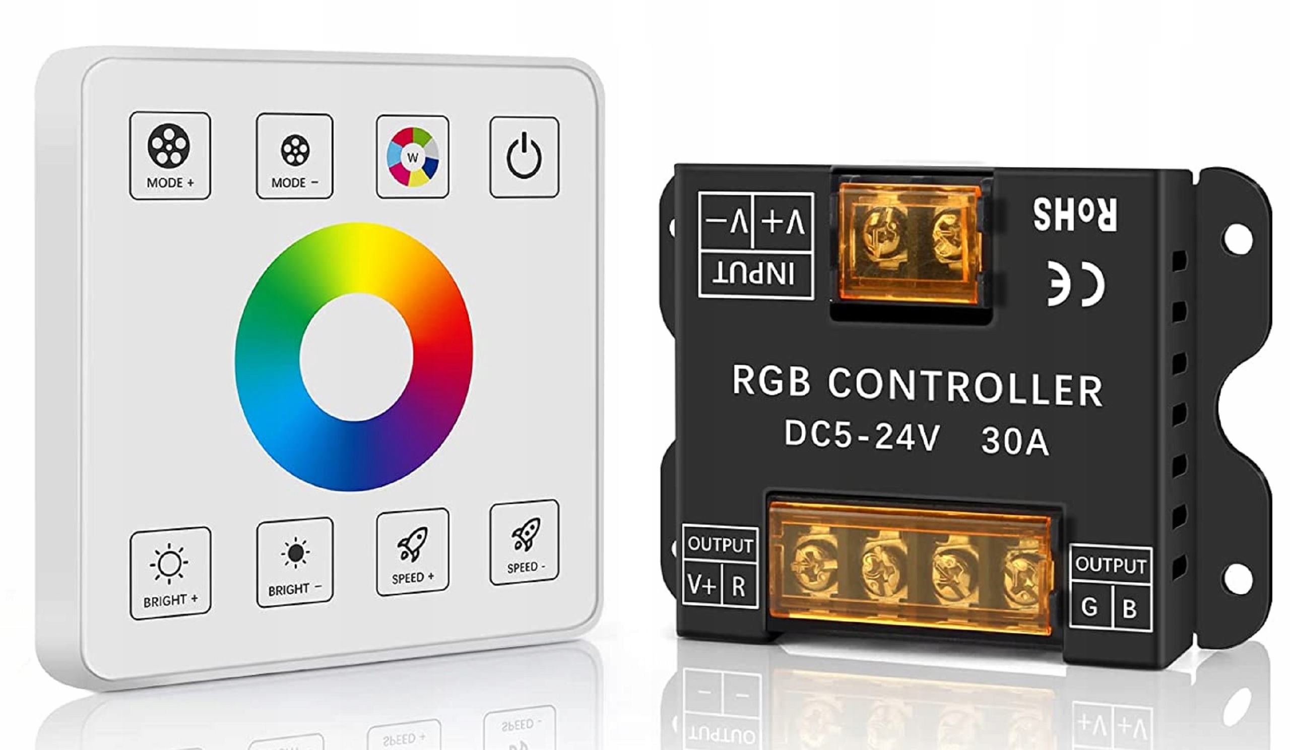 

Sterownik Rgb Led radiowy panel na ścianę dotykowy