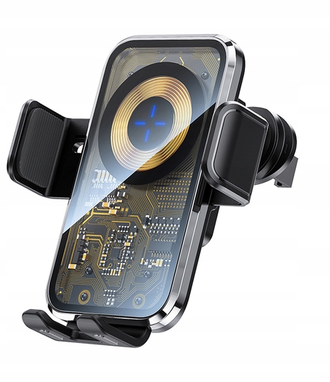 Uchwyt Samochodowy z Ładowarka Indukcyjna Uchwyt Bezprzewodowa Ładowarka Qi