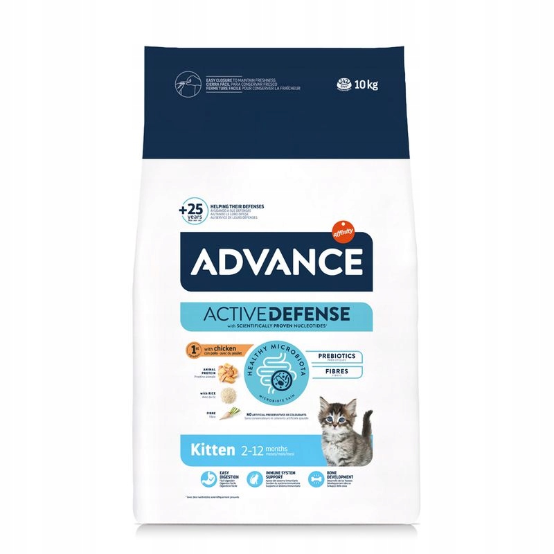 Levně Affinity Advance Kitten, suché krmivo pro koťata, kuře s rýží 10 kg