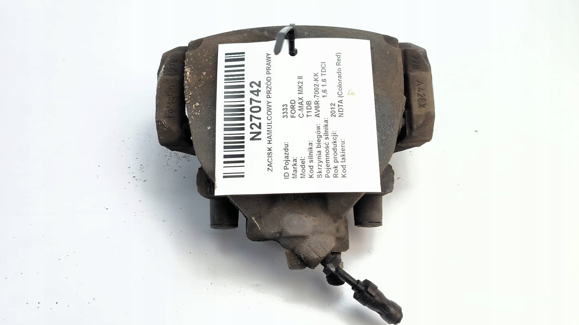 caliper brake front right 1.6 TDCI FORD C-MAX MK2 II