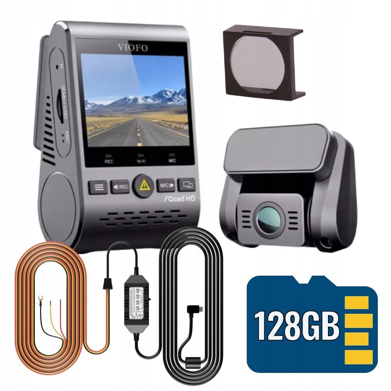 

Wideorejestrator Viofo A129 Plus Duo-G+128+HK3+CPL
