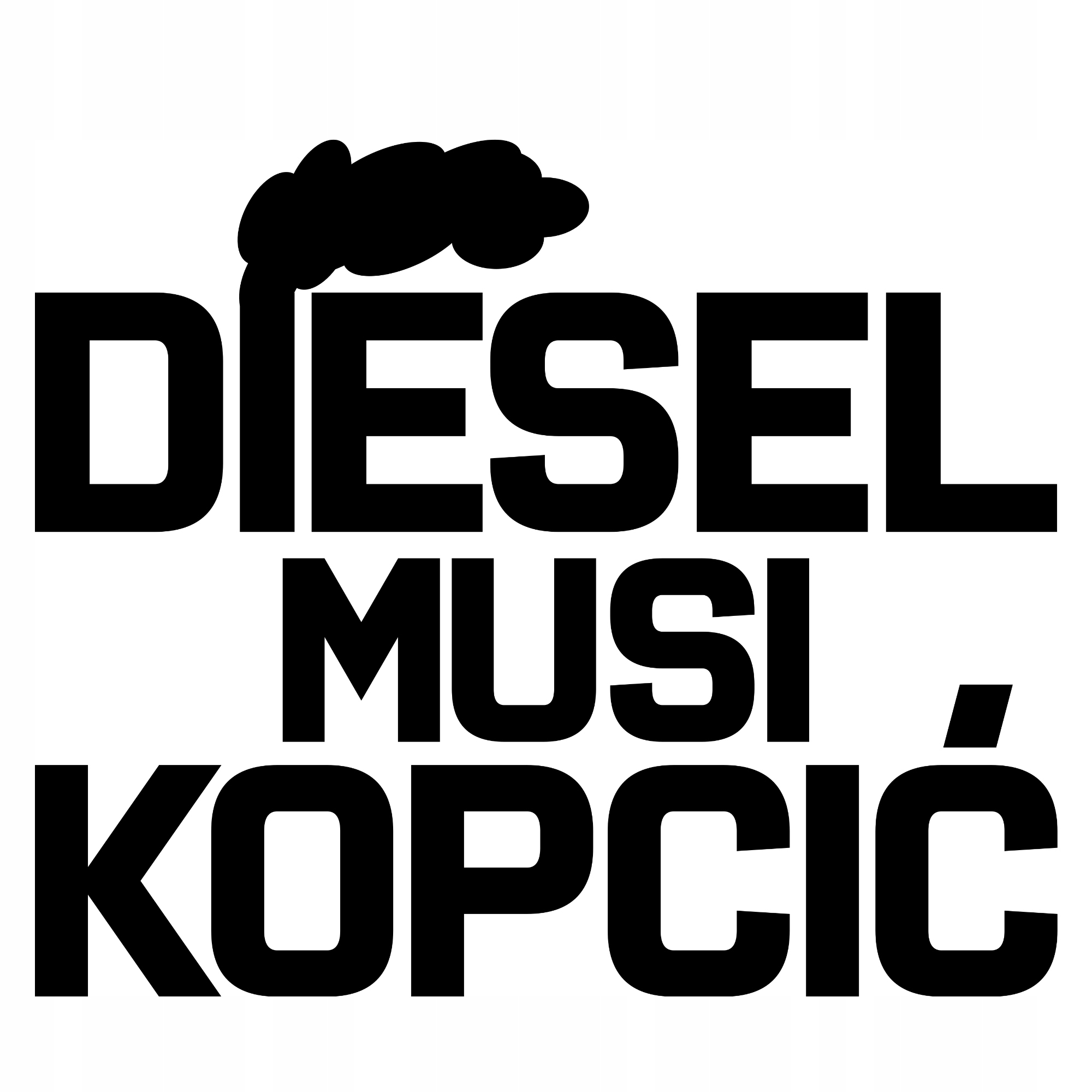 

Naklejka Diesel Musi Kopcić na samochód German