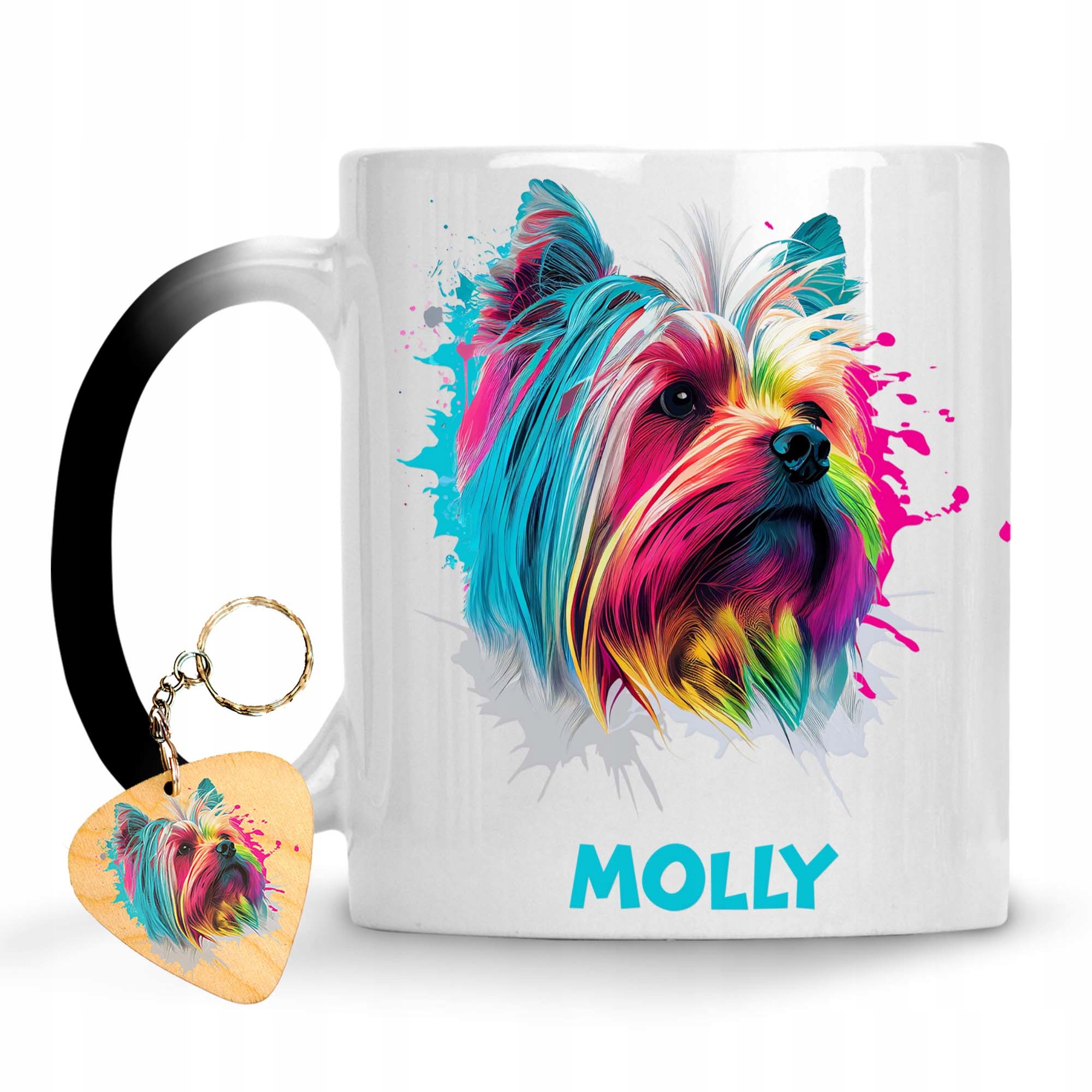 

Kubek Magiczny Pies Rasa York Brelok