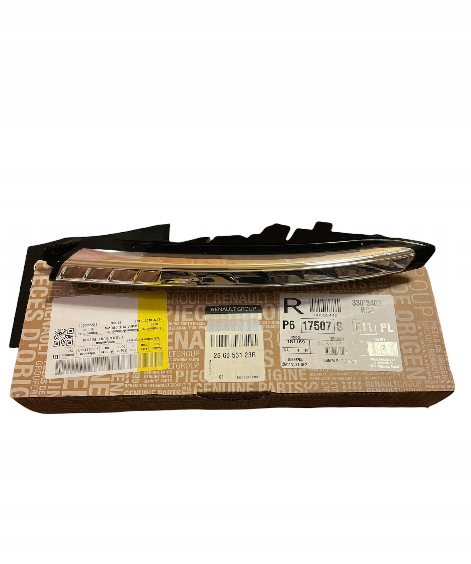 СВЕТОДИОДНАЯ ЛАМПА ПЕРЕДНЯЯ ЛЕВАЯ MEGANE RS III 266053123R