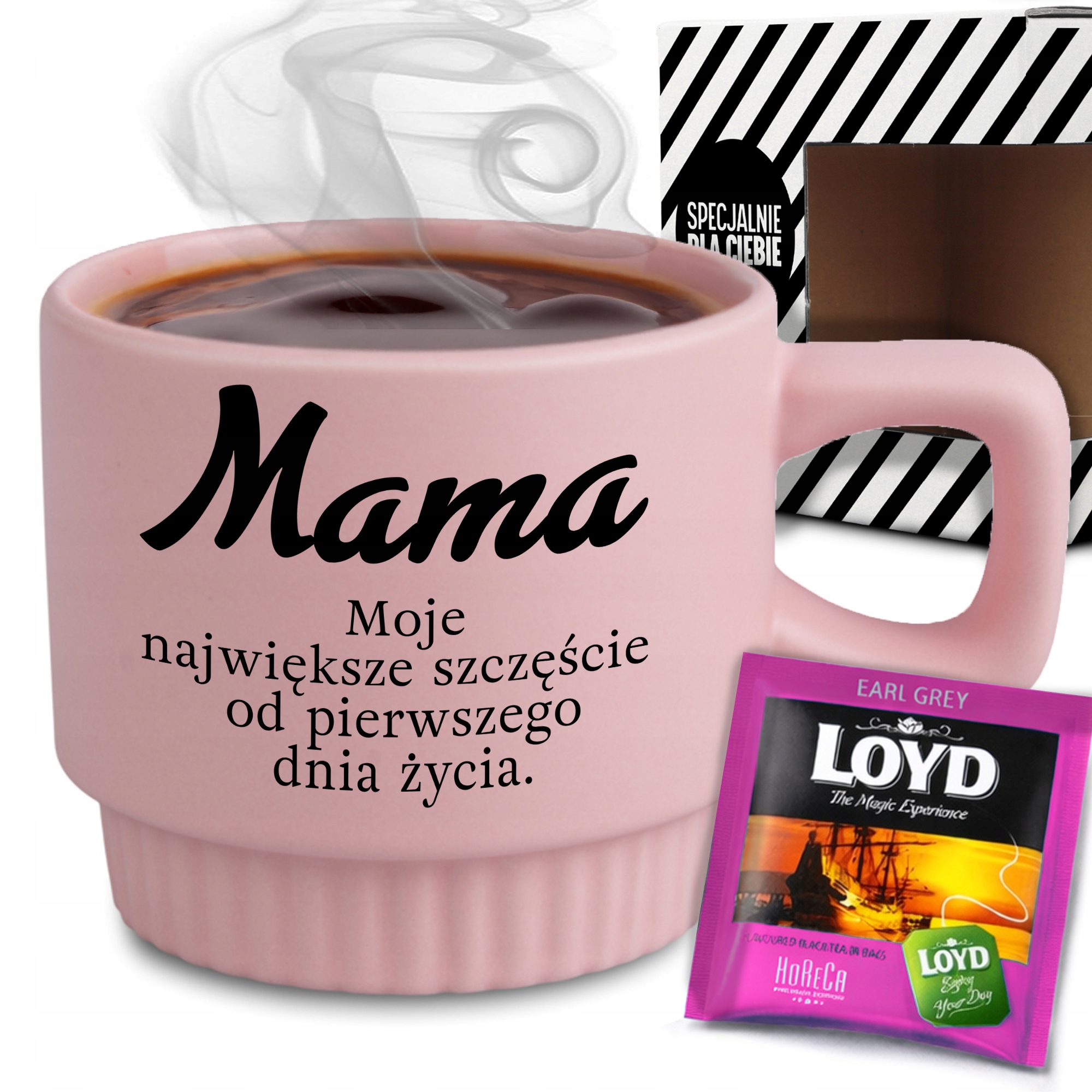 Ryhovaný Hrnček V Krabičke Ružový Čaj, Mama, Moje Najväčšie Šťastie
