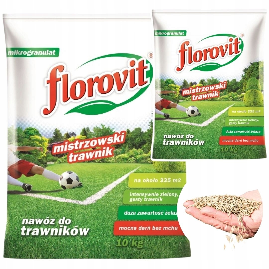 

Nawóz mistrzowski trawnik Florovit Wydajny Pakiet