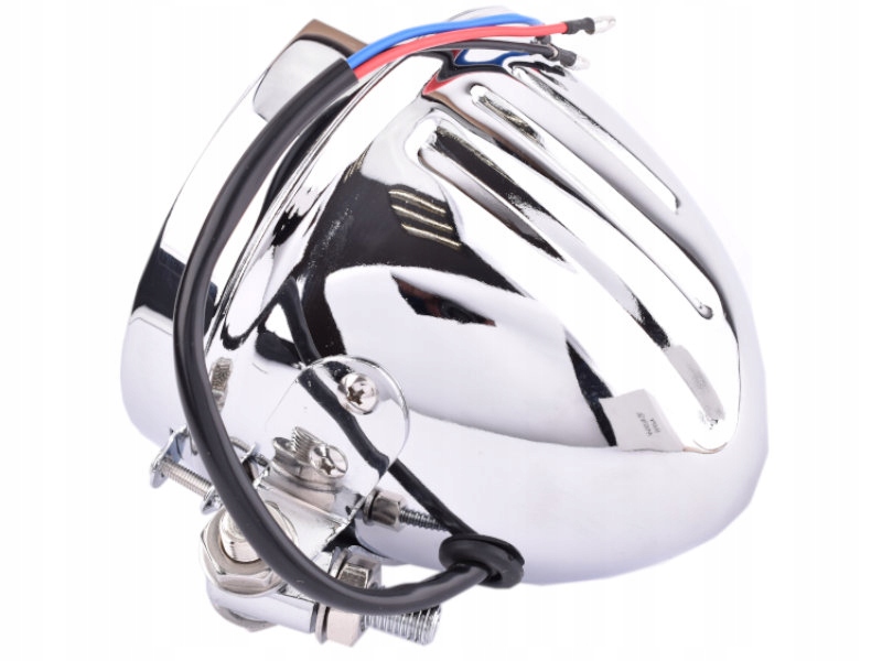 LAMPA PRZOD 4,5' z daszkiem chrom chopper custom Producent Seaco